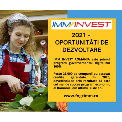 Programul IMM Invest si subprogramul Agro IMM Invest au fost prelungite pana la 31.12.2021