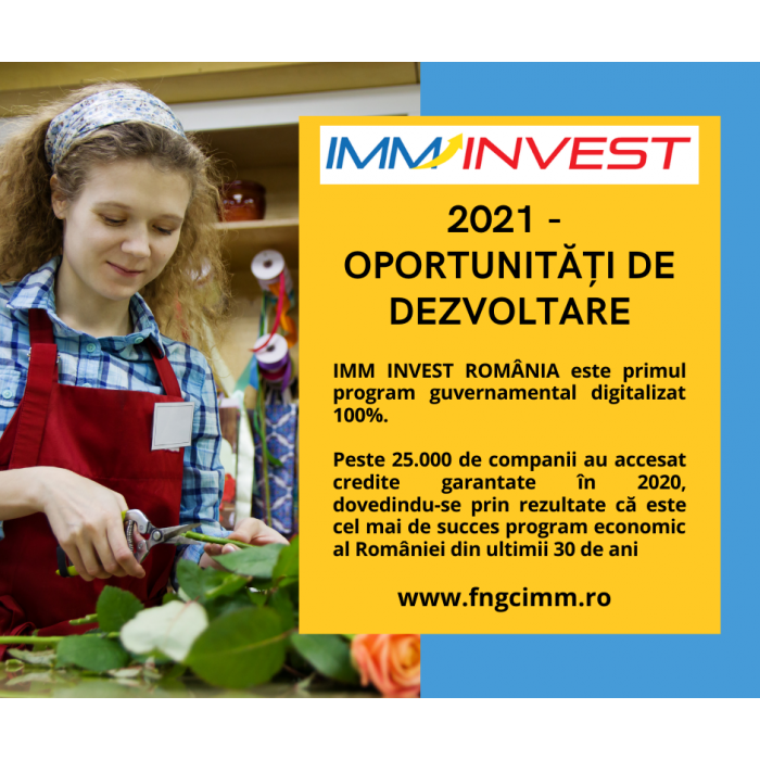 Programul IMM Invest si subprogramul Agro IMM Invest au fost prelungite pana la 31.12.2021