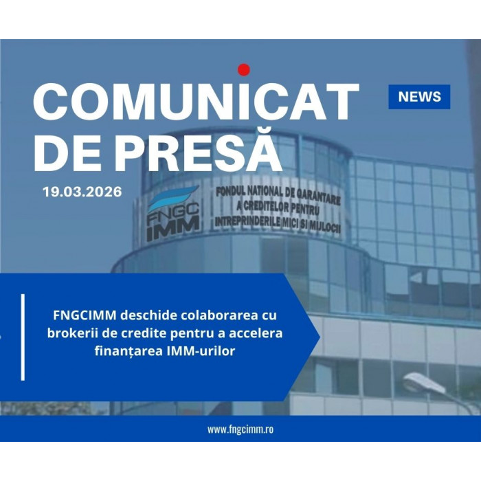  FNGCIMM deschide colaborarea cu brokerii de credite pentru a accelera finanțarea IMM-urilor